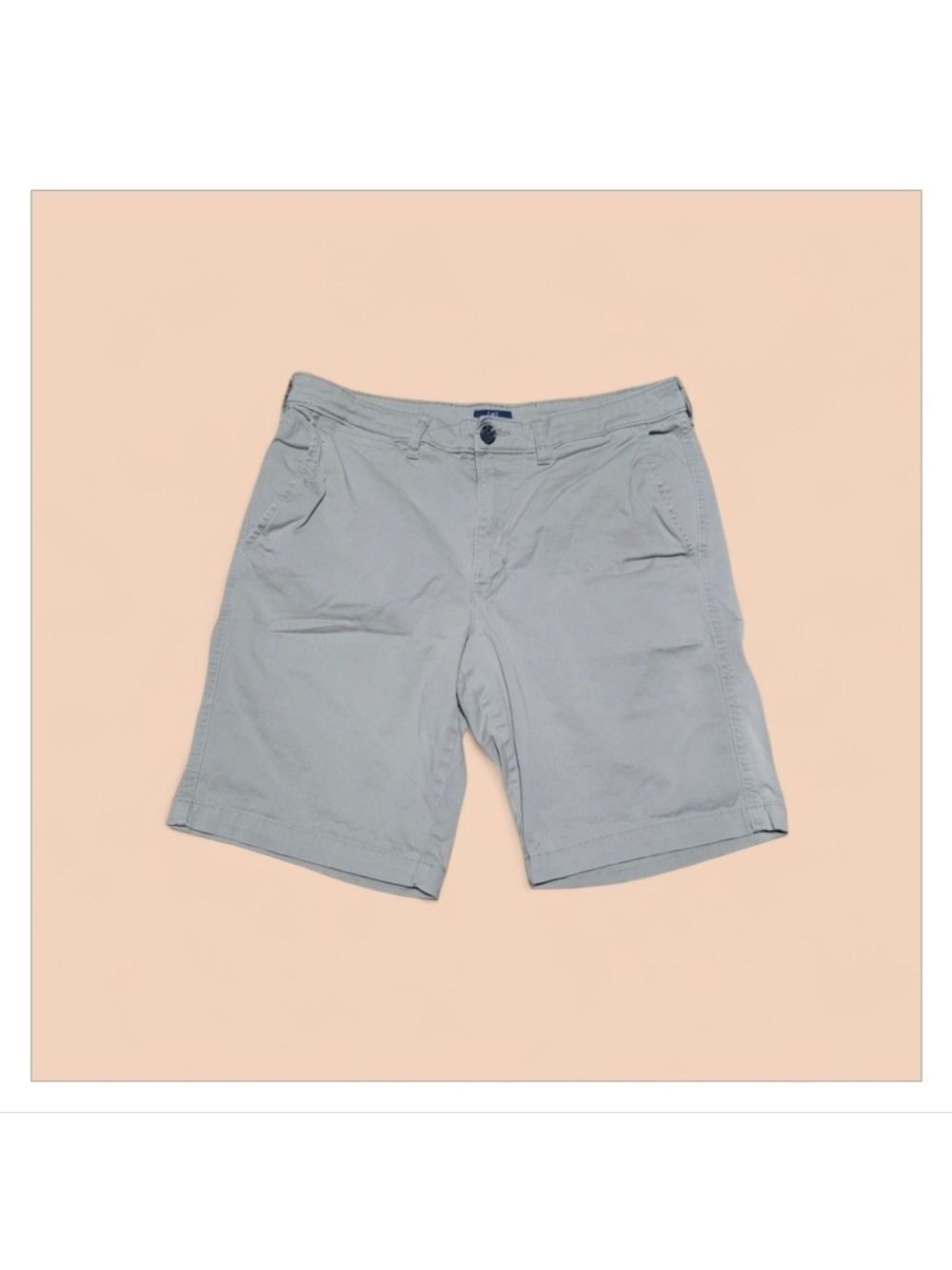 George Men's Tan Flat Front Shorts Size 32